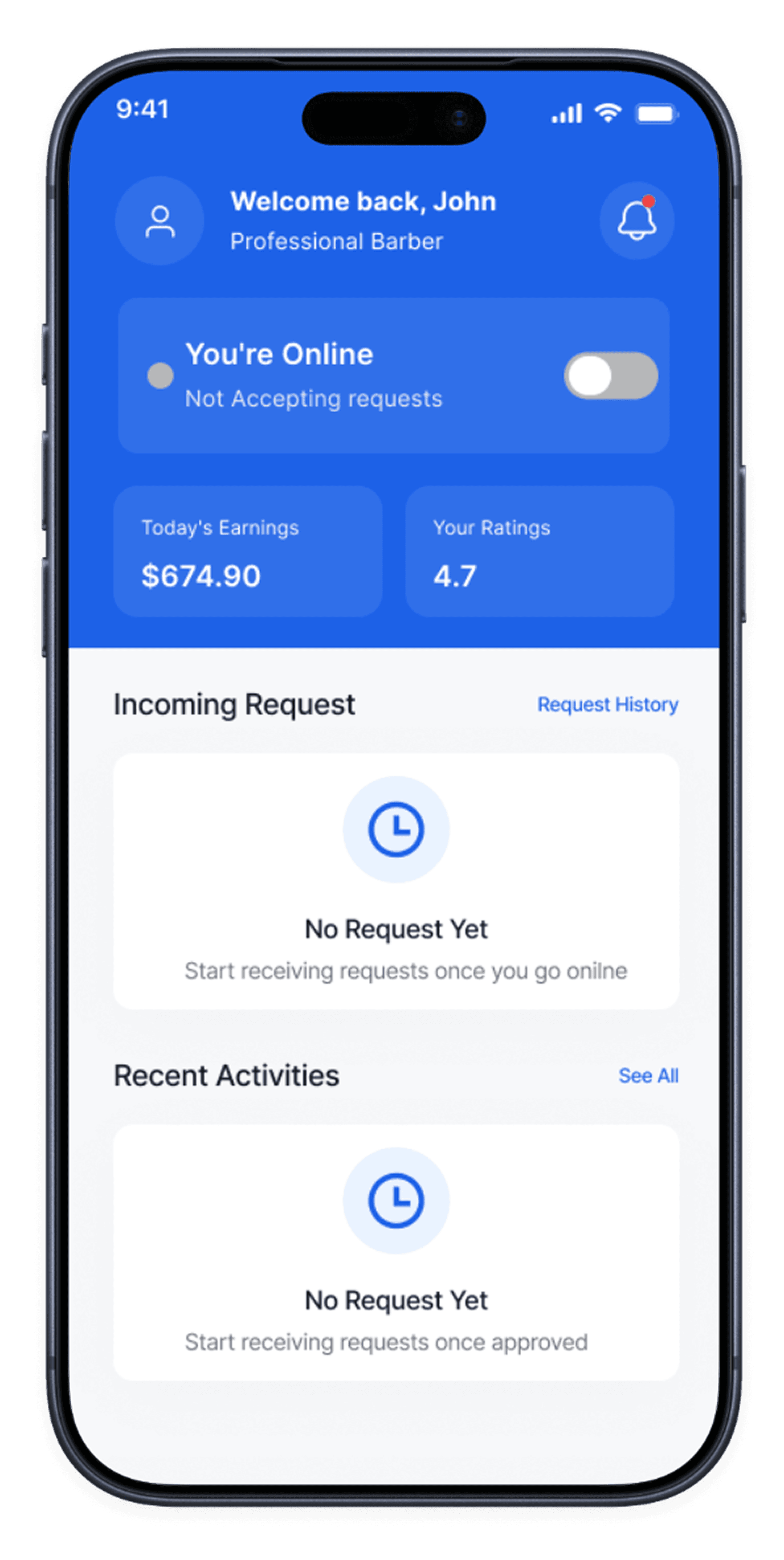 Service Provider App Interface
